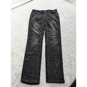 Girls Kids Uproar Black Corduroy Pants Jeans‎ Size 10R